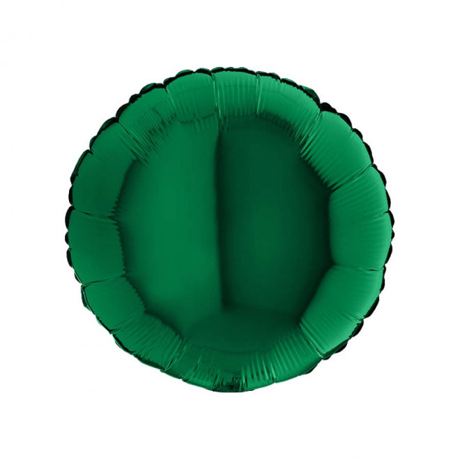 BALLON PERSONNALISÉ EN MYLAR 'MYLA ROND' - vert foncé