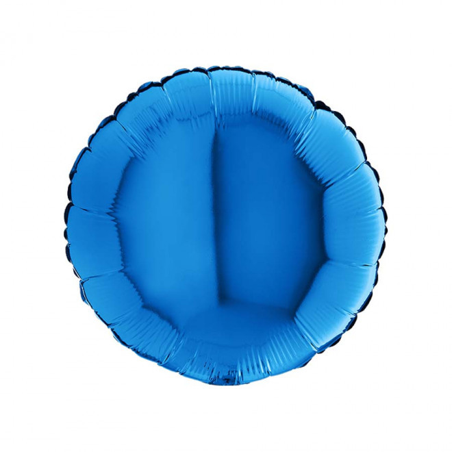 BALLON PERSONNALISÉ EN MYLAR 'MYLA ROND' - bleu