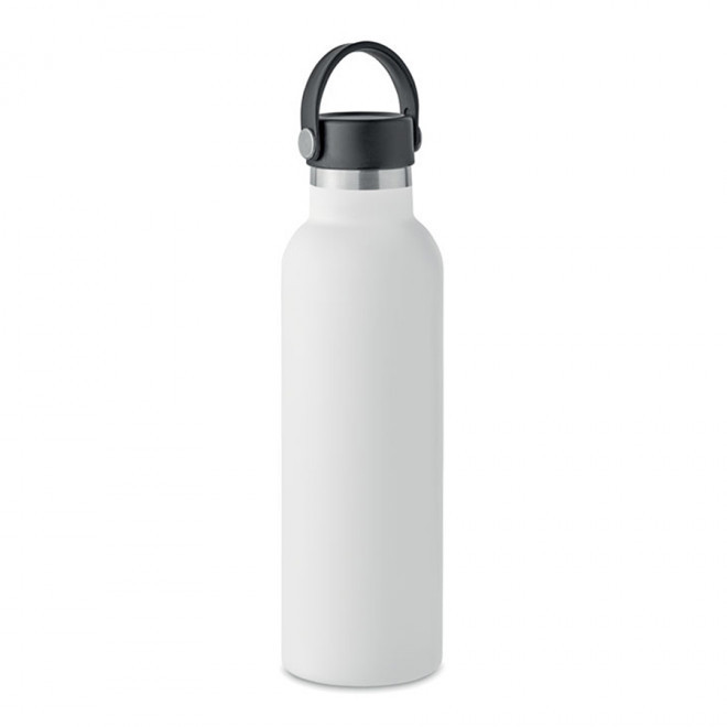 BOUTEILLE PUBLICITAIRE ACIER RECYCLE 700 ML 'BOALA' - blanc