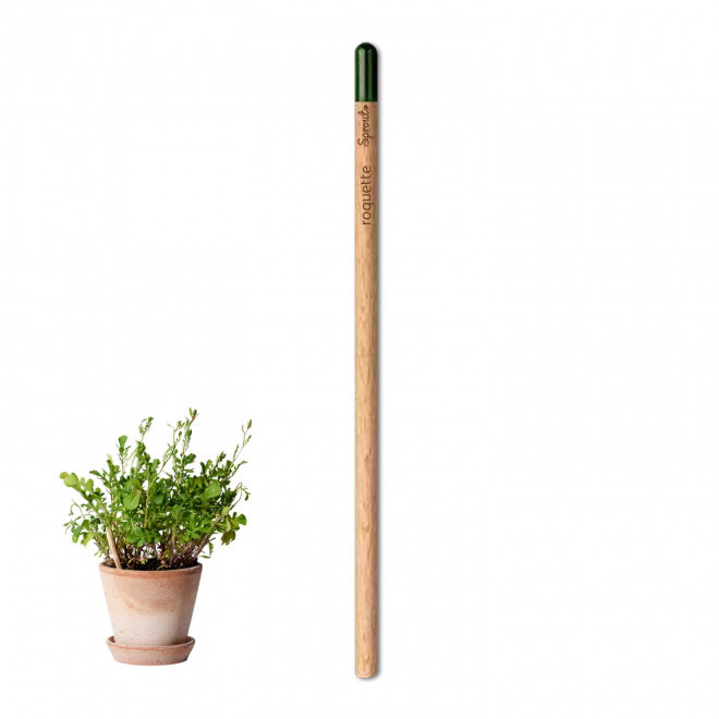 CRAYON PAPIER GRAINES PERSONNALISABLE 'POUSS' - roquette