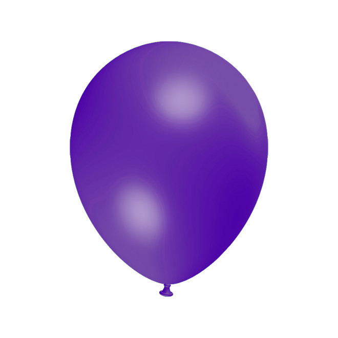 LOT DE 100 BALLONS PERSONNALISÉS 30CM 'LUFT MÉTAL' - violet