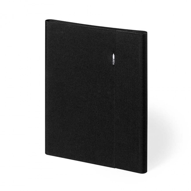 PORTE-DOCUMENTS PERSONNALISABLE 'HAPLICO' - noir
