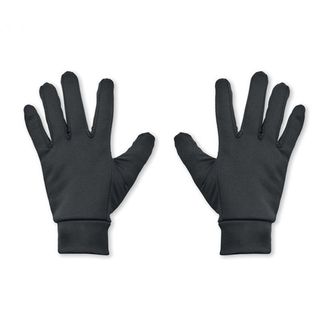 GANTS DE SPORT TACTILES PERSONNALISÉS 'LISPORT' - noir