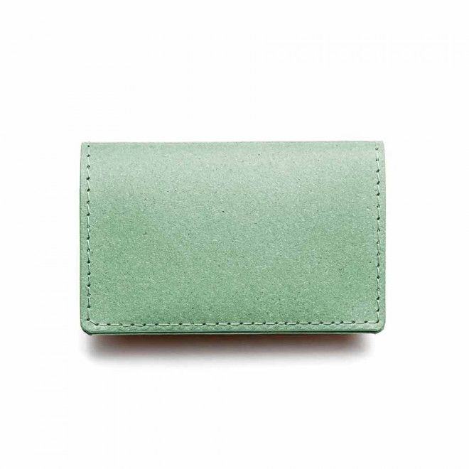 PORTE CARTE FOLIO PUBLICITAIRE 'LUCAS' - vert eau