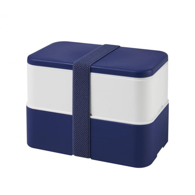 LUNCH BOX PUBLICITAIRE 'STOOBO DOUBLE' RAPIDE 4J - bleu/blanc