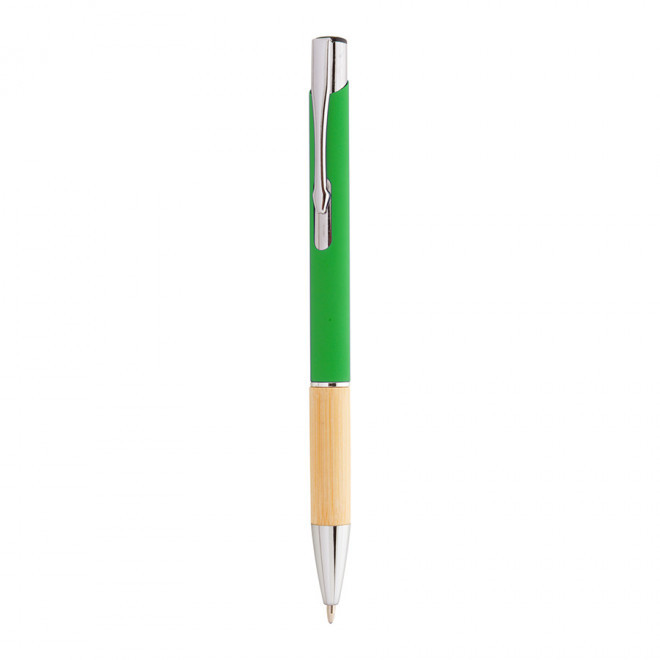 STYLO PUBLICITAIRE EN ALUMINIUM 'ALUSTI SOFT' - vert