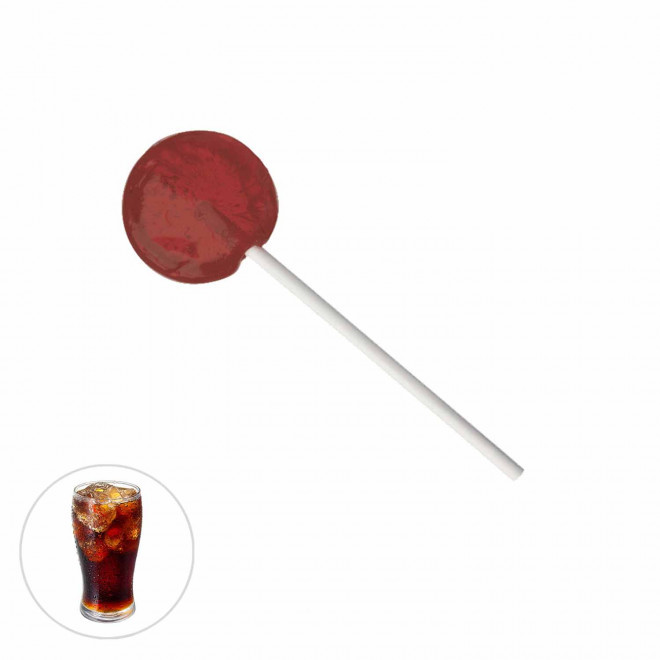 LOT DE 100 SUCETTES PLATES PERSONNALISABLE 'CHUPETTA' - cola