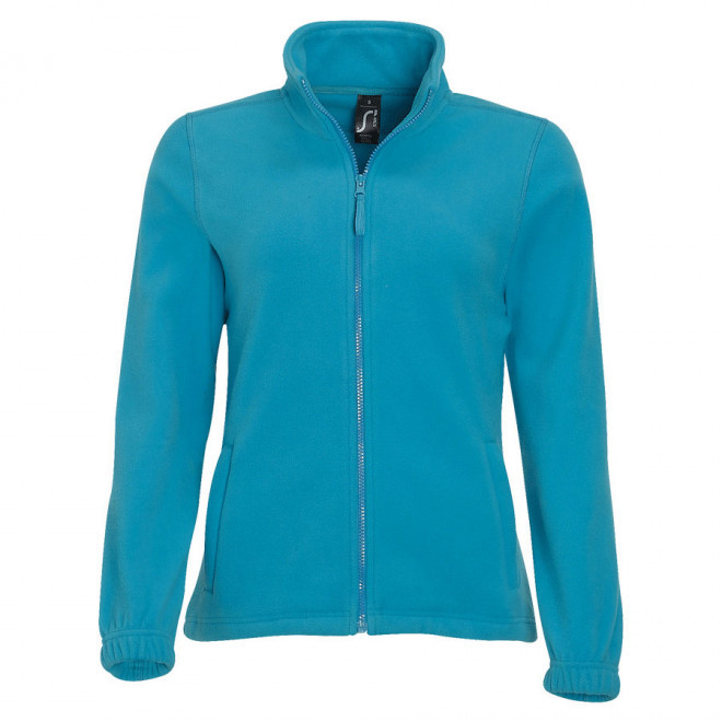 VESTE POLAIRE PUBLICITAIRE ZIPPEE FEMME 'NORTH' 300 GR/M² - aqua