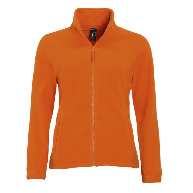VESTE POLAIRE PUBLICITAIRE ZIPPEE FEMME 'NORTH' 300 GR/M² - orange