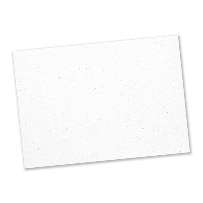 CARTE INVITATION PUBLICITAIRE EN PAPIER ENSEMENCE 'BELNI' - blanc