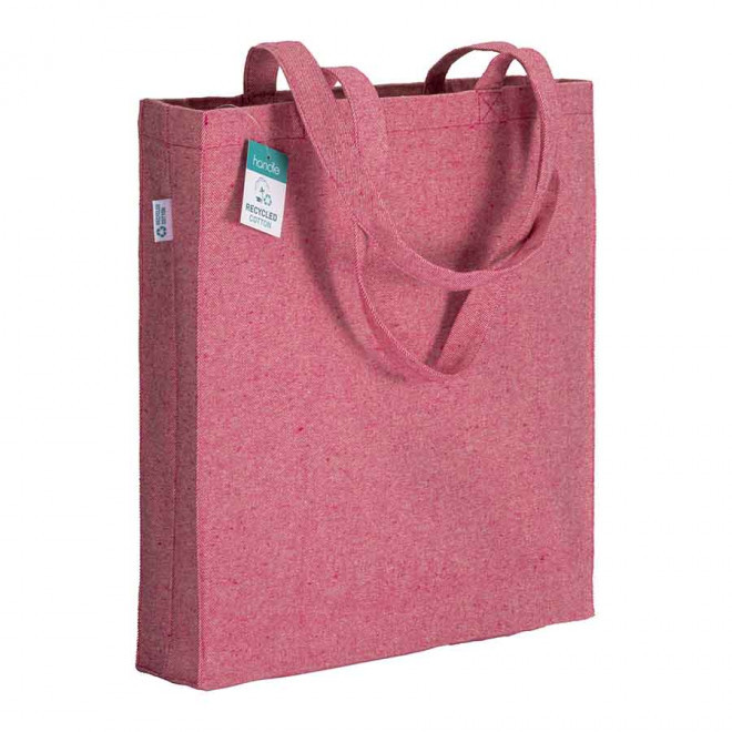 TOTE BAG EN COTON RECYCLE PUBLICITAIRE 280G 'BOQUITA' - rose