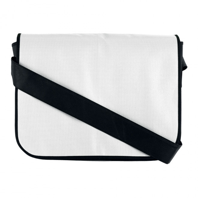 SACOCHE BESACE PUBLICITAIRE 'FRANCFORT' - blanc