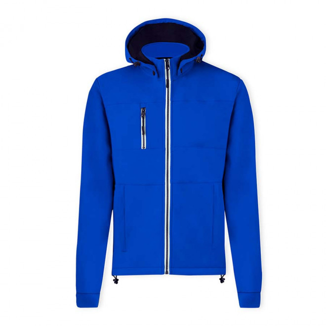 VESTE SOFTSHELL MIXTE PUBLICITAIRE 'ISIDORE' - bleu