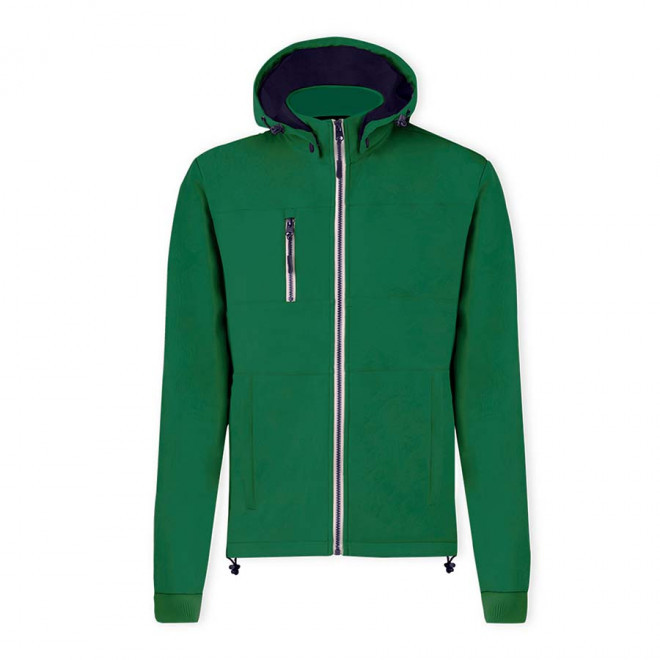 VESTE SOFTSHELL MIXTE PUBLICITAIRE 'ISIDORE' - vert