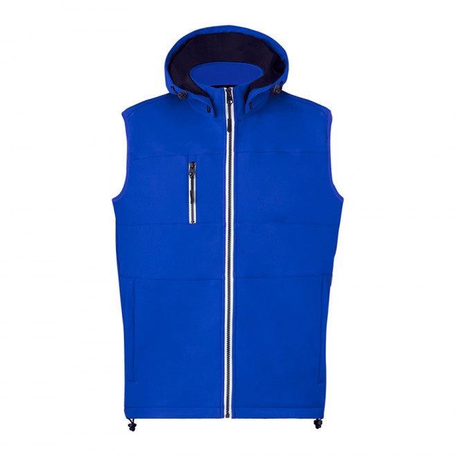 BODYWARMER SOFTSHELL MIXTE PROMOTIONNEL 'ISIDORE BW' - bleu