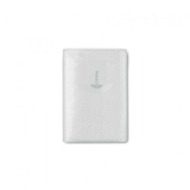 MINI PAQUET DE MOUCHOIRS 'AREA' - blanc