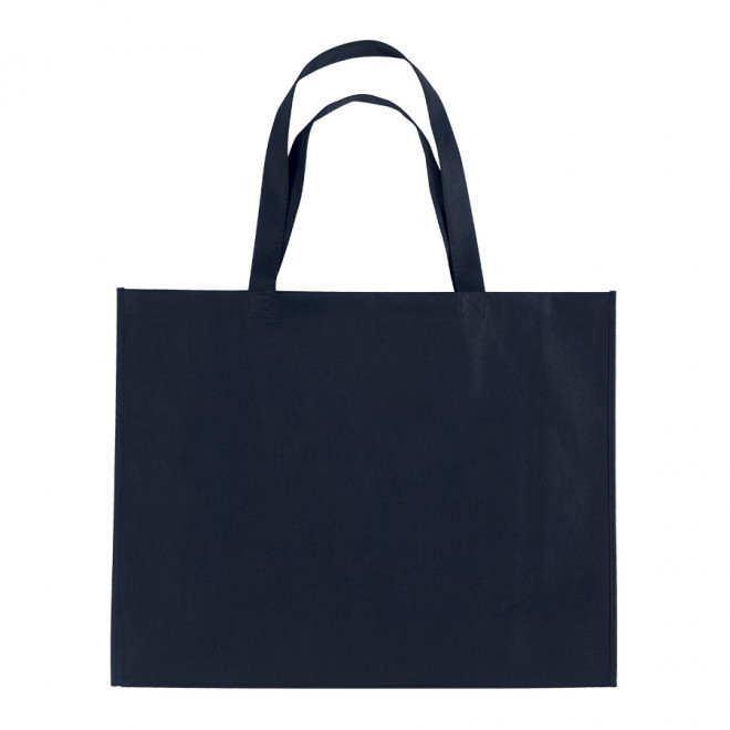 SAC SHOPPING ANSES LONGUES 'MILAZZO' 80 GR/M² - noir