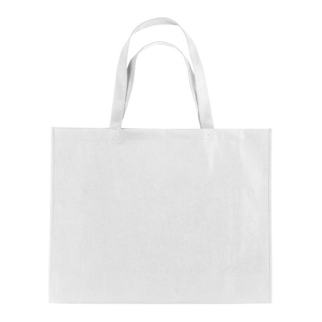 SAC SHOPPING ANSES LONGUES 'MILAZZO' 80 GR/M² - blanc