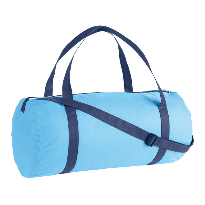 SAC POLOCHON PERSONNALISÉ EN NON-TISSÉ 100 GR/M² 'ORLANDO' - bleu ciel/bleu marine
