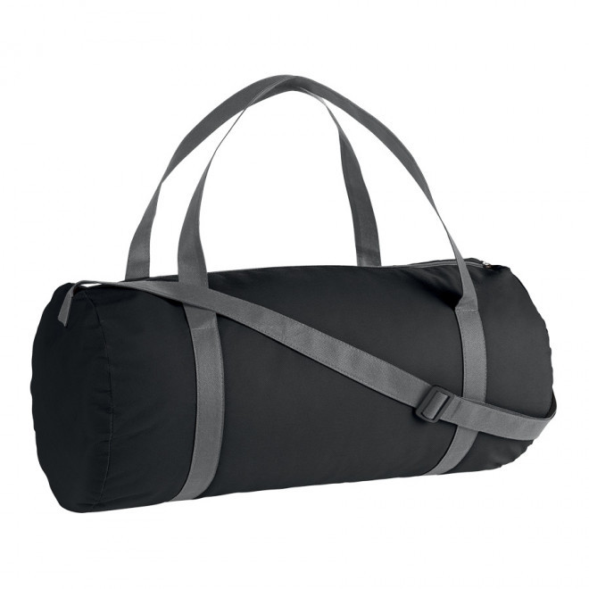SAC POLOCHON PERSONNALISÉ EN NON-TISSÉ 100 GR/M² 'ORLANDO' - noir/gris