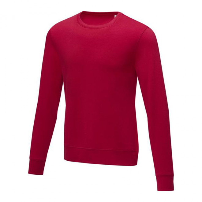 SWEAT COL ROND PUBLICITAIRE HOMME 'ZERIO' - rouge
