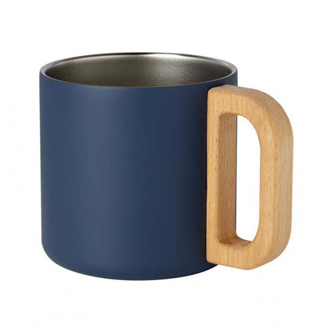 MUG ACIER PUBLICITAIRE 'JORNA' 4 JOURS - bleu foncé