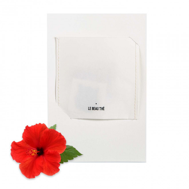 CARTE A INFUSER LE BEAU THE PERSONNALISABLE 'GIFTCARD' - blanc