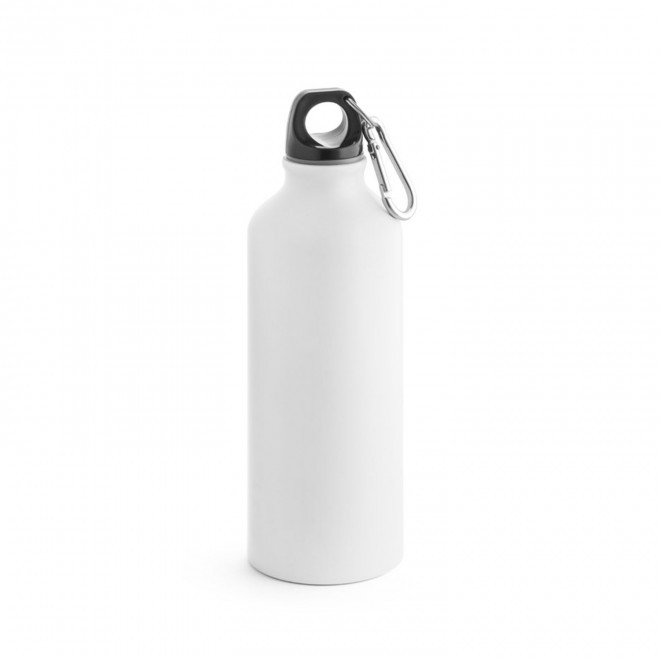 GOURDE EN ALUMINIUM 540 ML PUBLICITAIRE 'MAKALU' - blanc