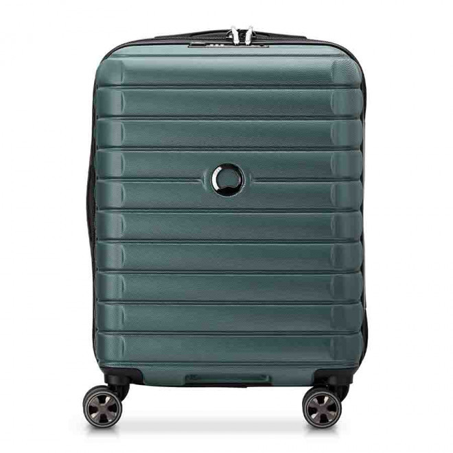 VALISE CABINE 55 CM DELSEY PUBLICITAIRE 'SHADOW 5.0' - vert
