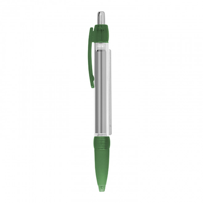 STYLO PUBLICITAIRE AVEC BANNIERE DEROULANTE 'SCROLL' - vert fonce