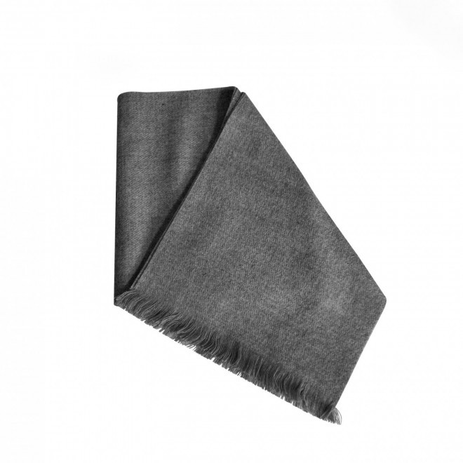 ECHARPE FAB.FRANCE PERSONNALISABLE 'HIBERNOL' - anthracite