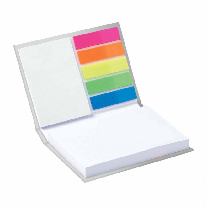 BLOC MEMOS ET MARQUE-PAGES PUBLICITAIRE 'JONAX RIGIDE' - blanc