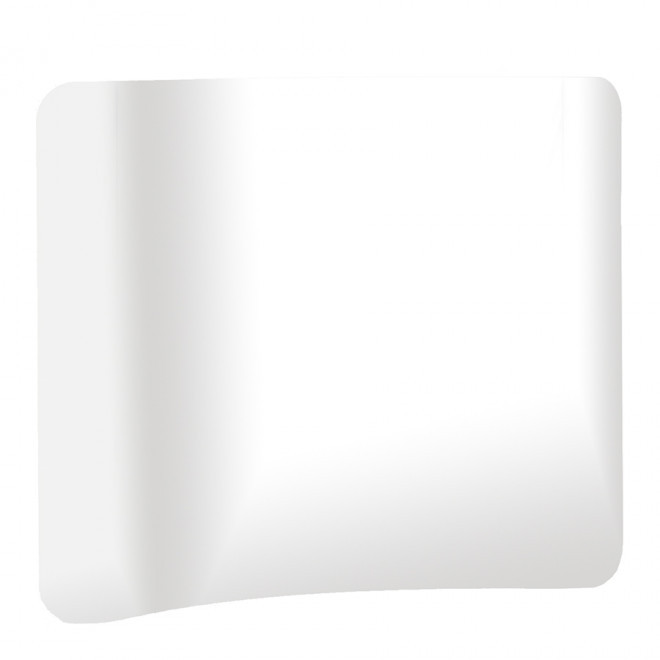 TOILE DE REMPLACEMENT PHOTOCALL PERSONNALISABLE 'WAVY EXPO' - blanc