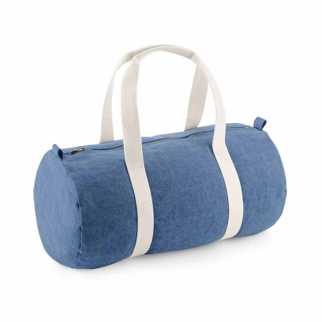 SAC DE VOYAGE PERSONNALISABLE EN DENIM 'PADO' - denim clair