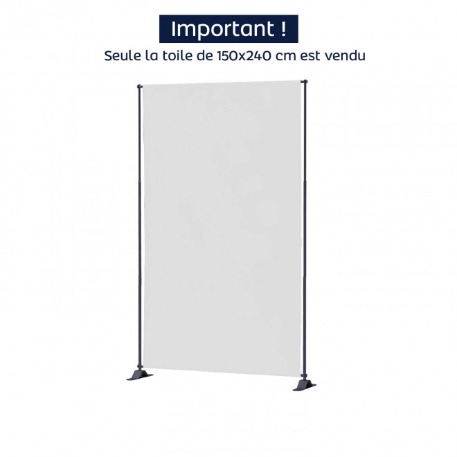TOILE PHOTOCALL PERSONNALISABLE 'AEROTO' - blanc taille 1