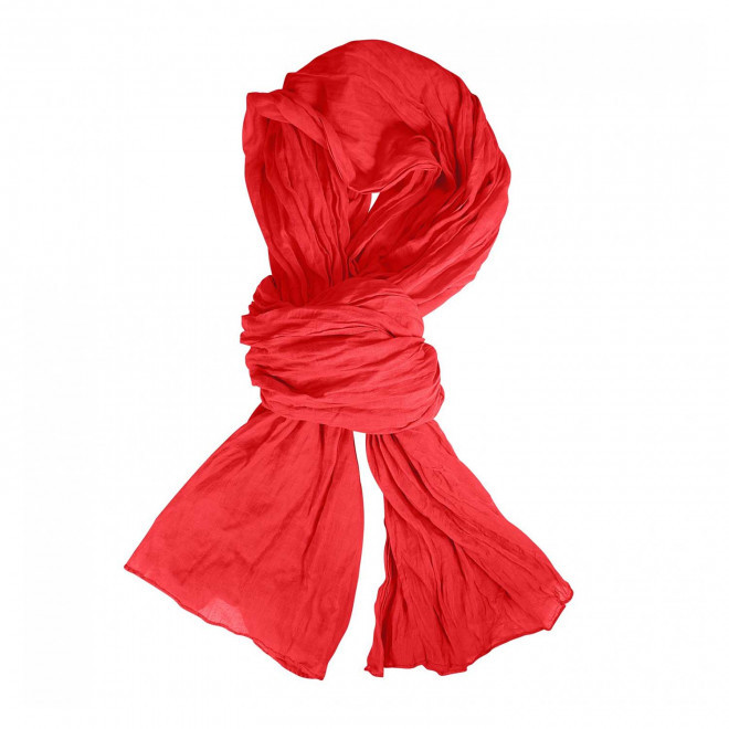 CHECHE FOULARD PERSONNALISABLE 'LORENCE' - rouge