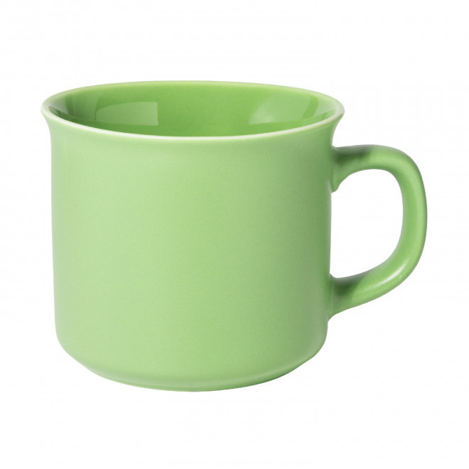 MUG EN CERAMIQUE 300ML PERSONNALISABLE 'BROBY COLOR' - vert