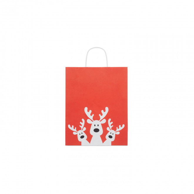 SAC CADEAU PAPIER PERSONNALISABLE 'KADO' - 18x8x21cm