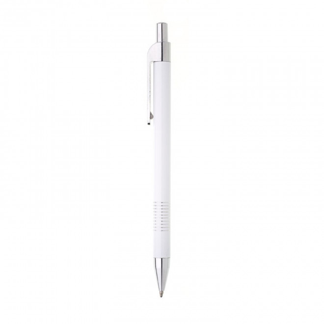 STYLO EN METAL PERSONNALISE 'JURA' - blanc