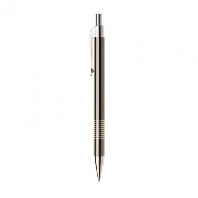 STYLO EN METAL PERSONNALISE 'JURA' - gris foncé