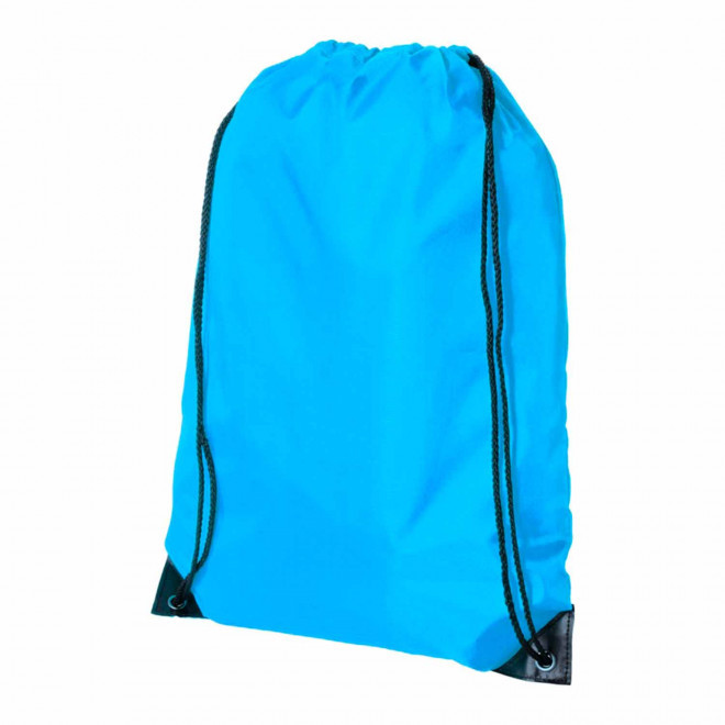 SAC A DOS PUBLICITAIRE NYLON 'OLYMPIA' 4J - bleu aqua