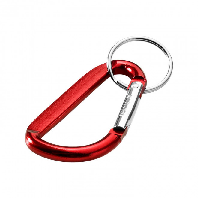 PORTE-CLES MOUSQUETON PUBLICITAIRE 'WALL' 4J - rouge