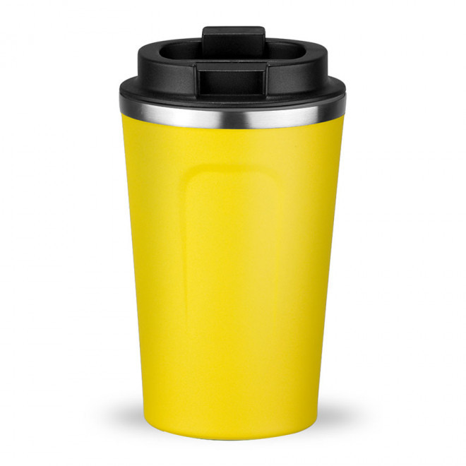 MUG ISOTHERME PUBLICITAIRE 350ML 'NORDIC' - jaune