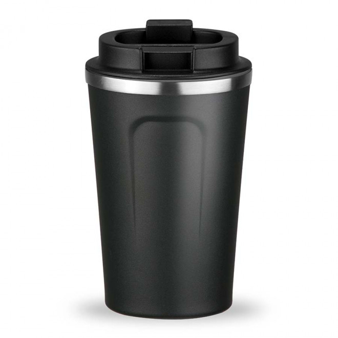 MUG ISOTHERME PUBLICITAIRE 350ML 'NORDIC' - noir
