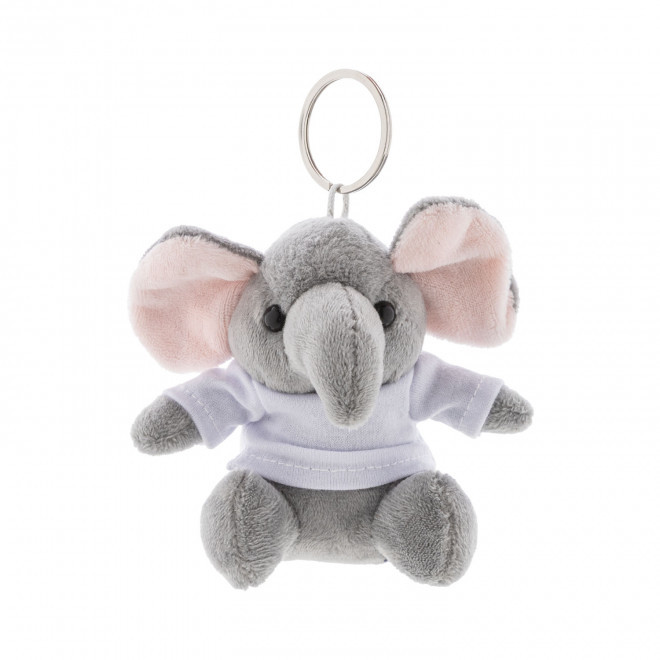 PELUCHE PORTE CLE PERSONNALISABLE 'PADINOU' - élephant