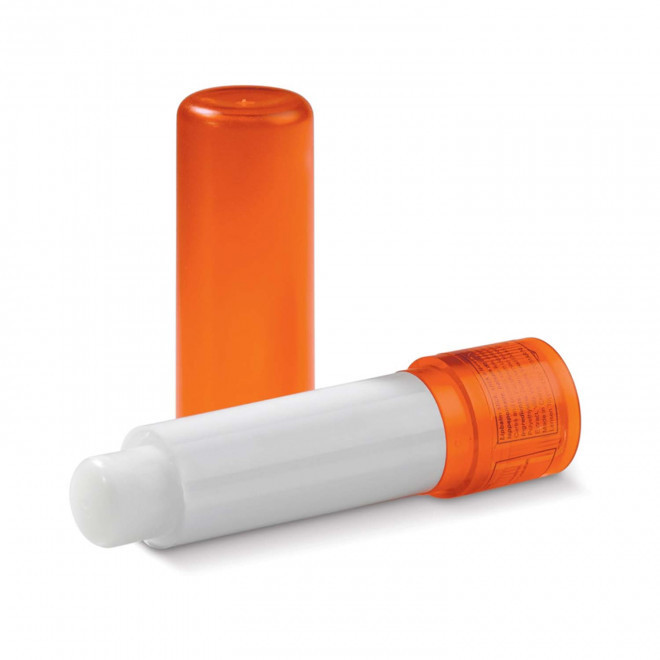 BAUME À LEVRES PUBLICITAIRE HYDRATANT EN STICK 'ISABELLA' 4J - orange