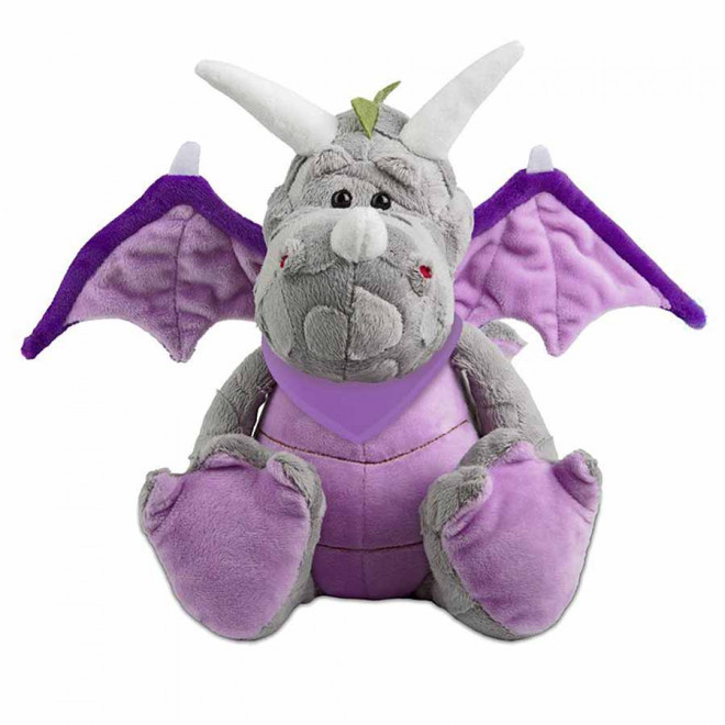 PELUCHE DRAGON PERSONNALISABLE 'ZOVA BANDANA' - violet