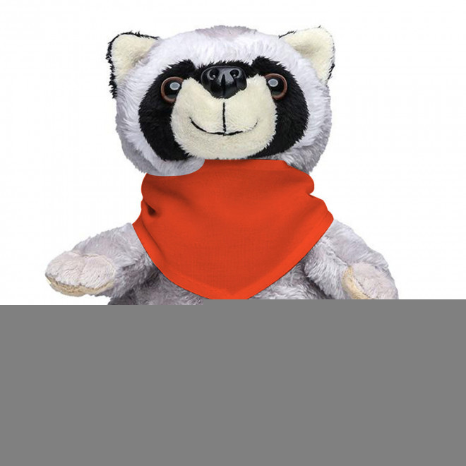 PELUCHE RATON LAVEUR PERSONNALISABLE 'RATOUNE BANDANA' - orange