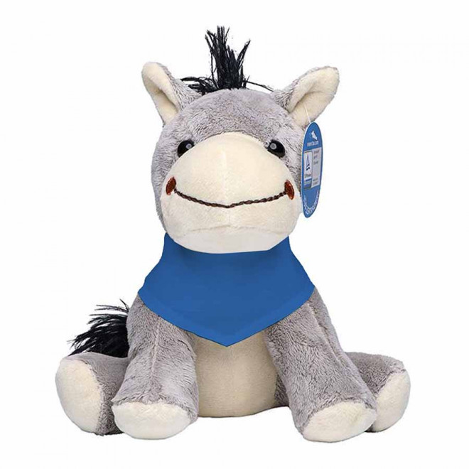 PELUCHE ANE PERSONNALISABLE 'JULES BANDANA' - bleu