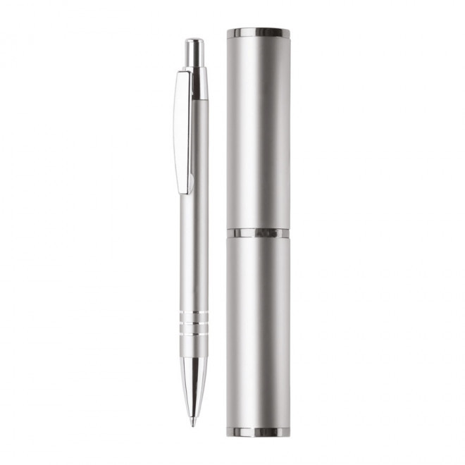 STYLO PERSONNALISÉ EN ALUMINIUM 'ROCOCO' - argenté